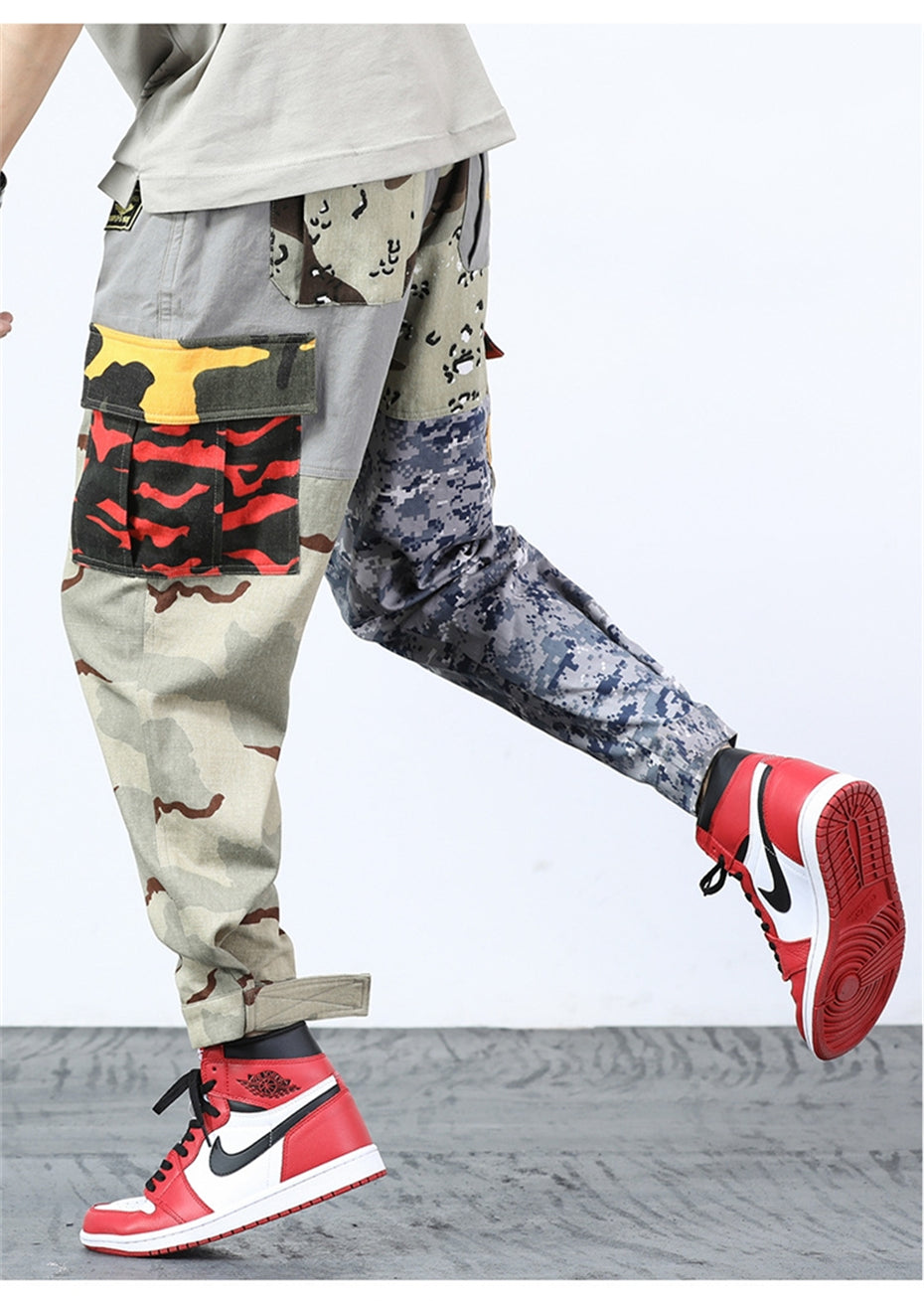 MIXED UP CAMO STREET JOGGER PANTS