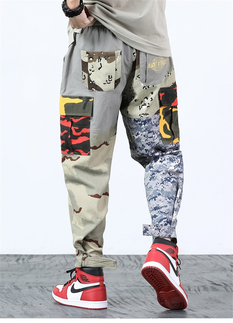 MIXED UP CAMO STREET JOGGER PANTS