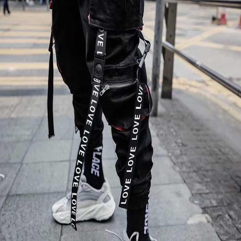 LOVE STRAPS CARGO PANTS