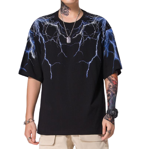 Streetwear Lightning T-Shirt