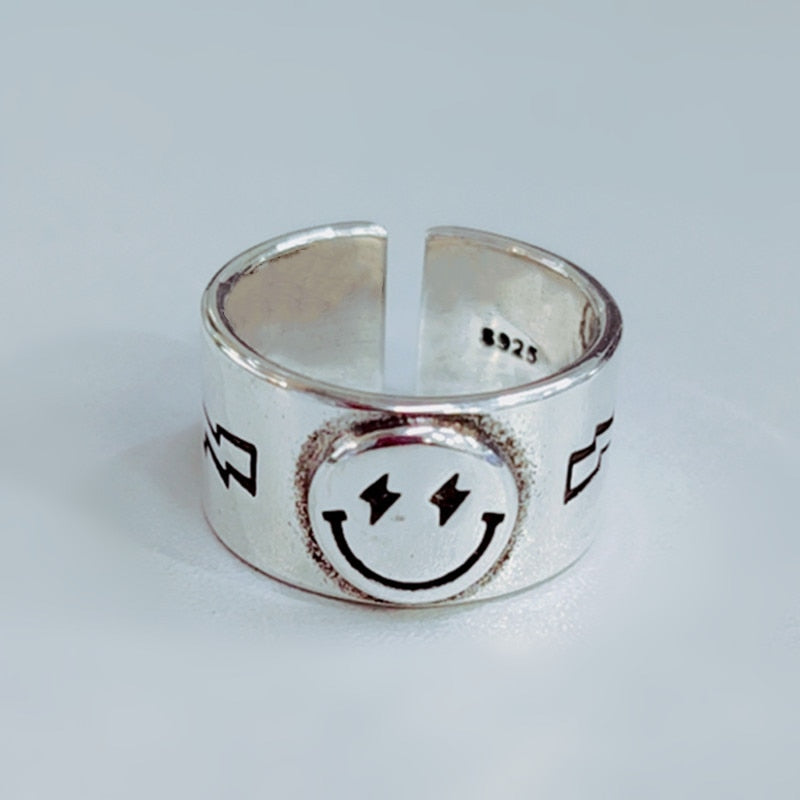 SMILEY THUNDER RING