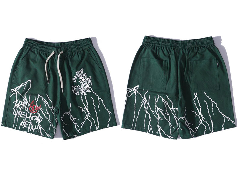 ALL EYE GAME GRAFFITI SHORTS