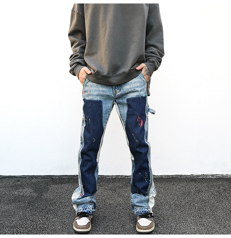 BENNY PATCHWORK DENIM JEANS