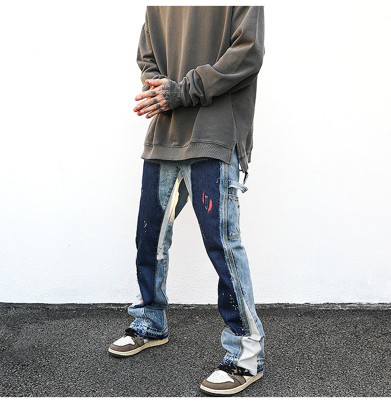 BENNY PATCHWORK DENIM JEANS