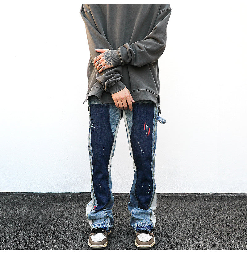 BENNY PATCHWORK DENIM JEANS