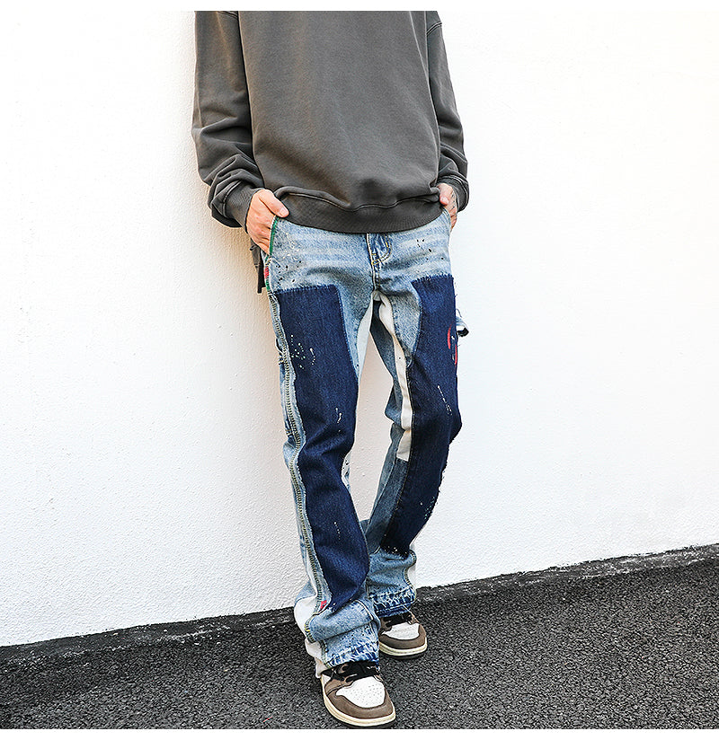 BENNY PATCHWORK DENIM JEANS