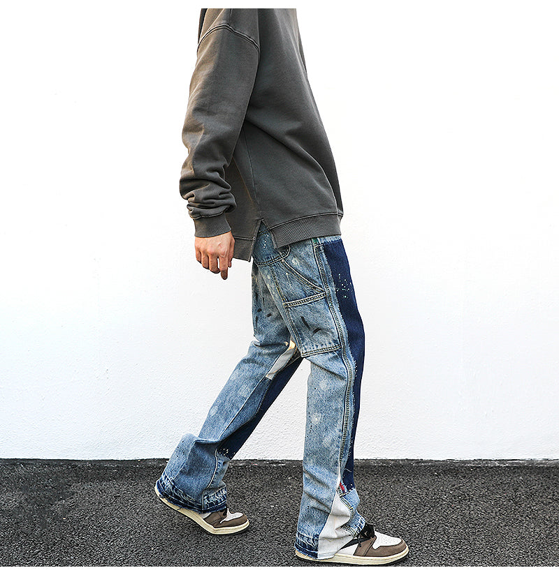 BENNY PATCHWORK DENIM JEANS