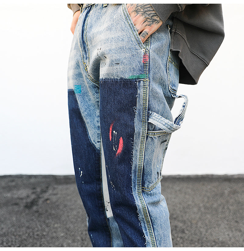 BENNY PATCHWORK DENIM JEANS