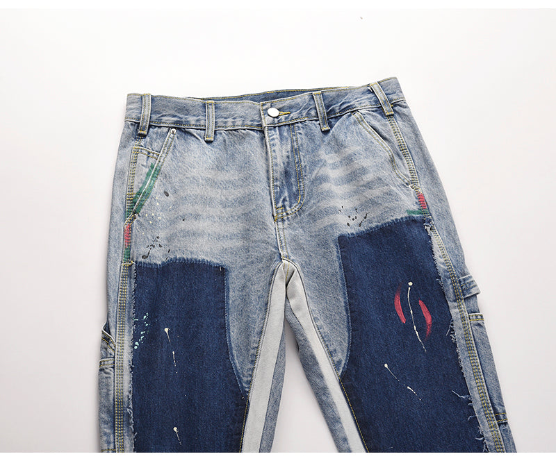 BENNY PATCHWORK DENIM JEANS