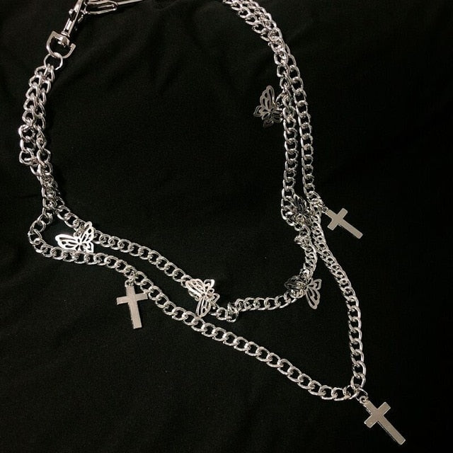 CROSS / BUTTERFLY WAIST CHAIN