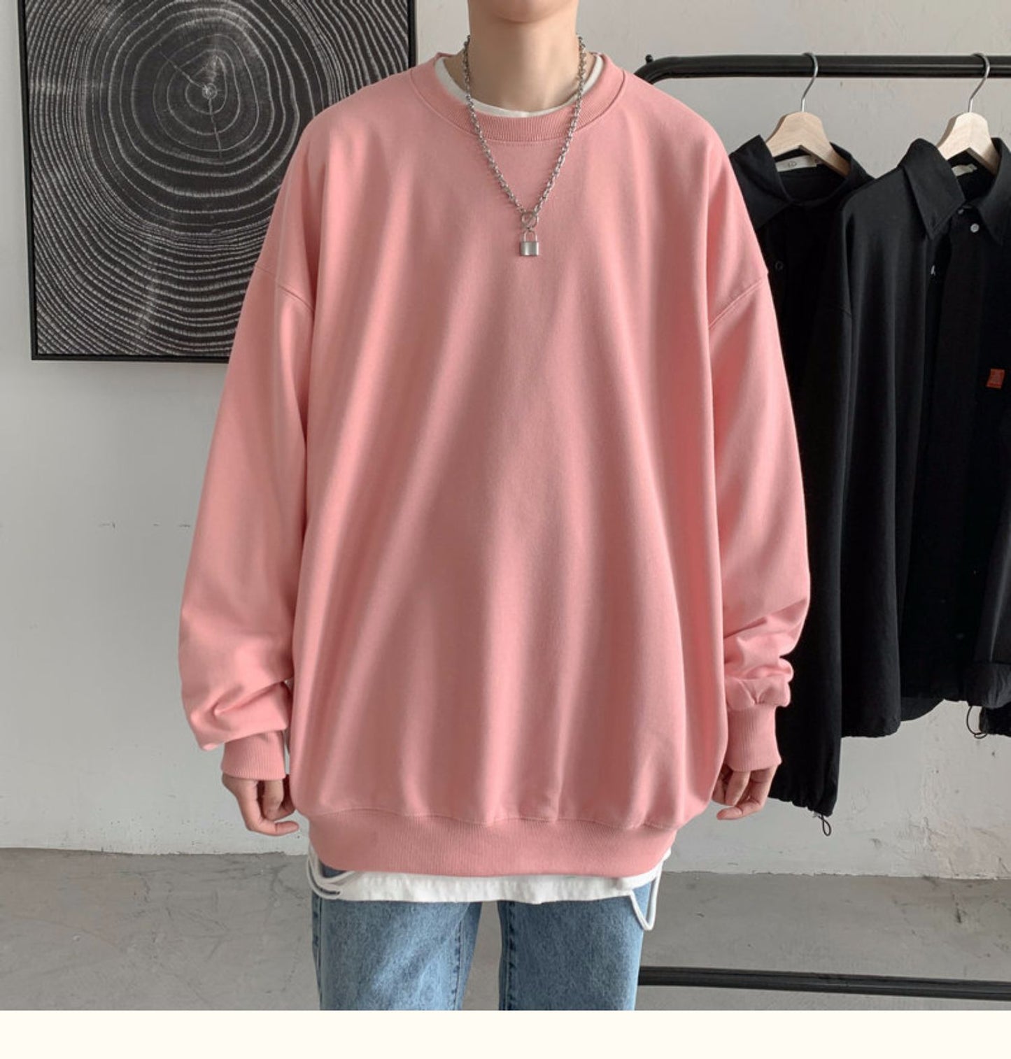 Oversized Long Sleeve Pullover