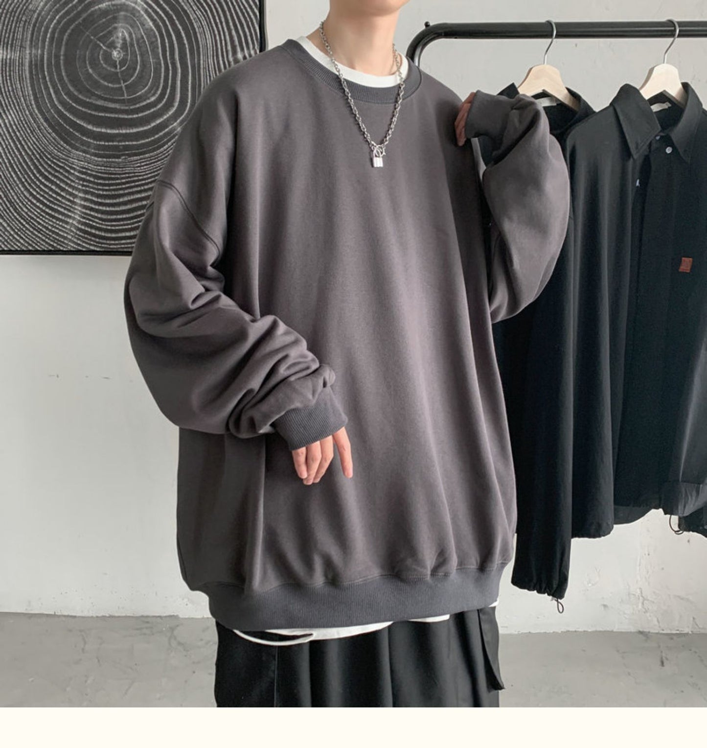 Oversized Long Sleeve Pullover