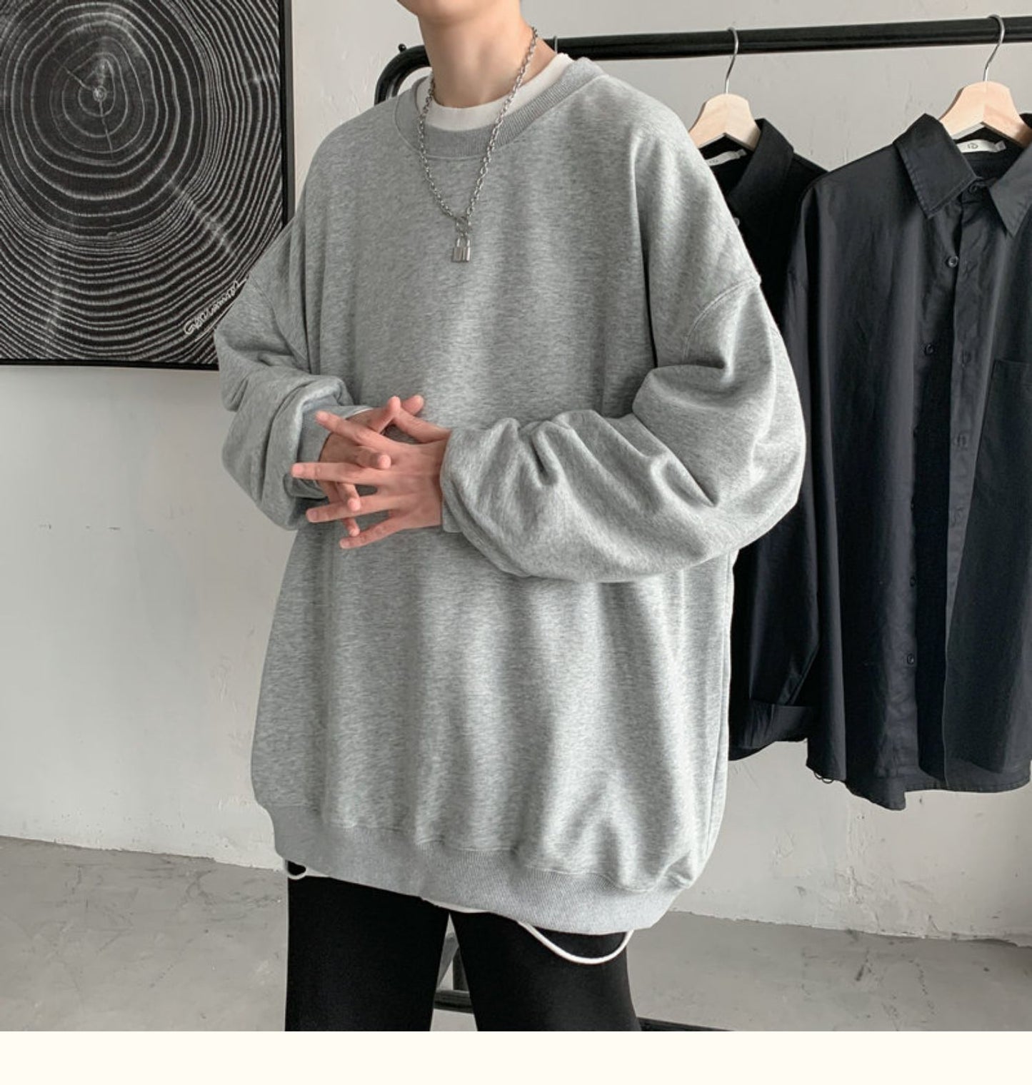 Oversized Long Sleeve Pullover