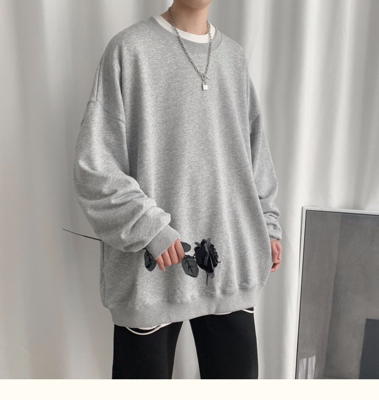 Oversized Long Sleeve Pullover