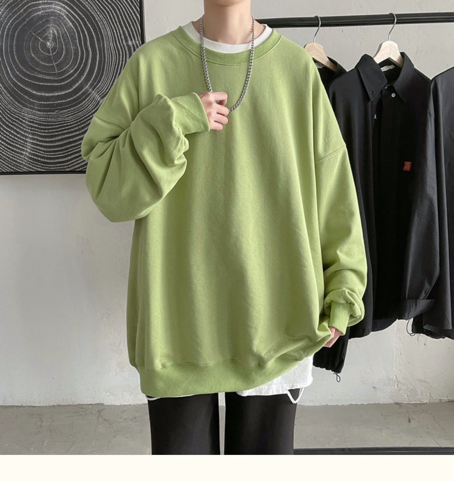 Oversized Long Sleeve Pullover