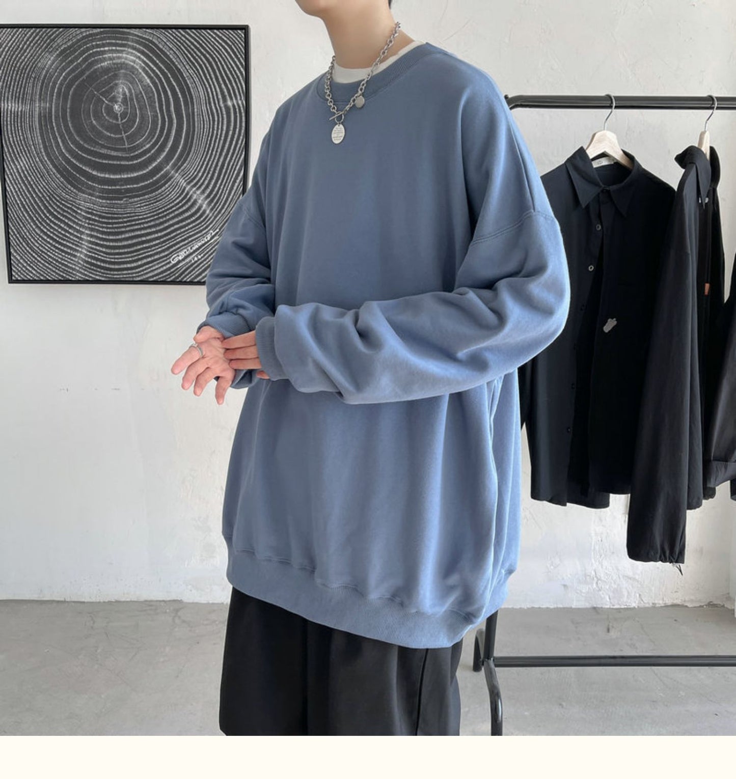 Oversized Long Sleeve Pullover