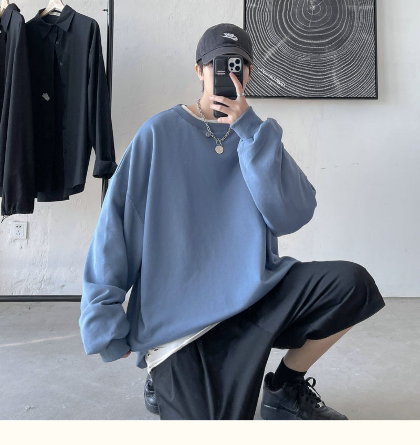 Oversized Long Sleeve Pullover