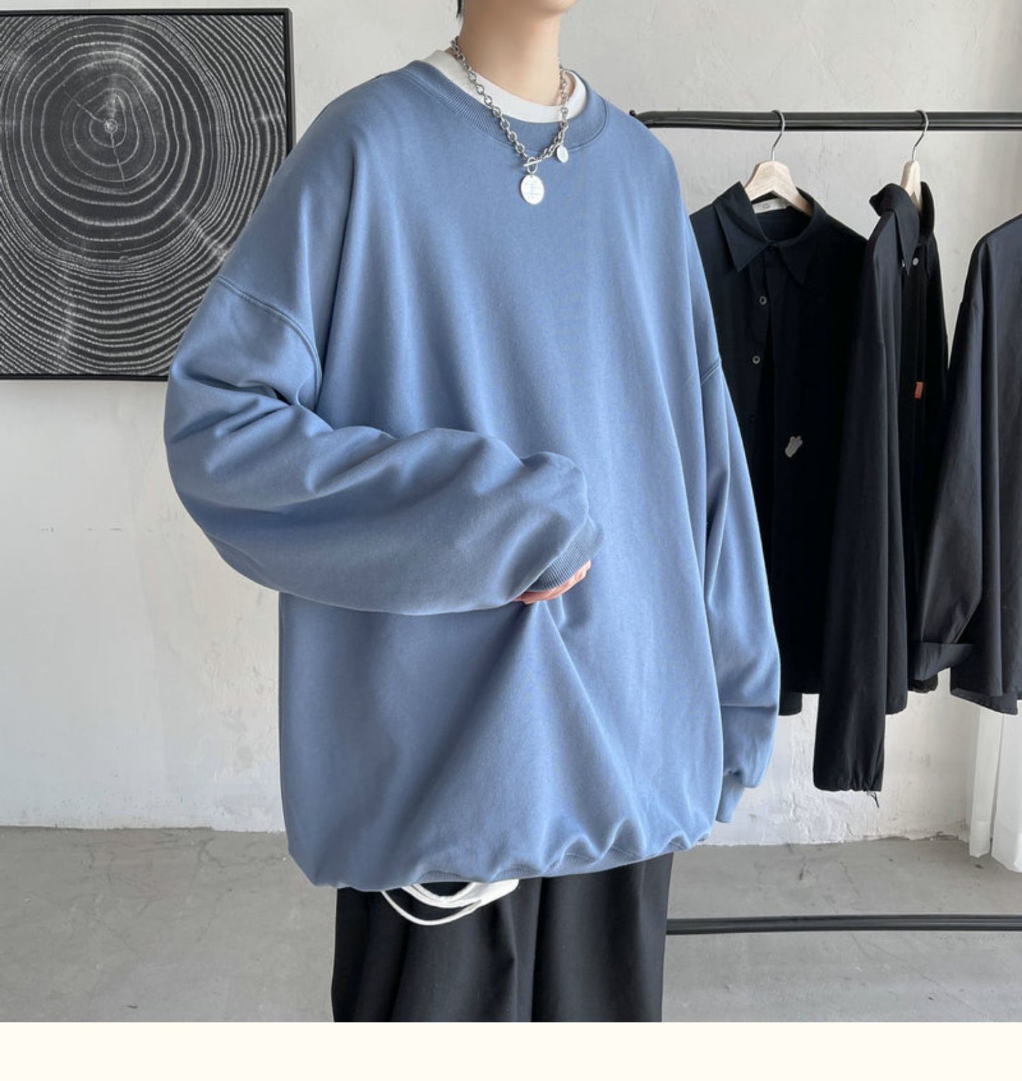 Oversized Long Sleeve Pullover