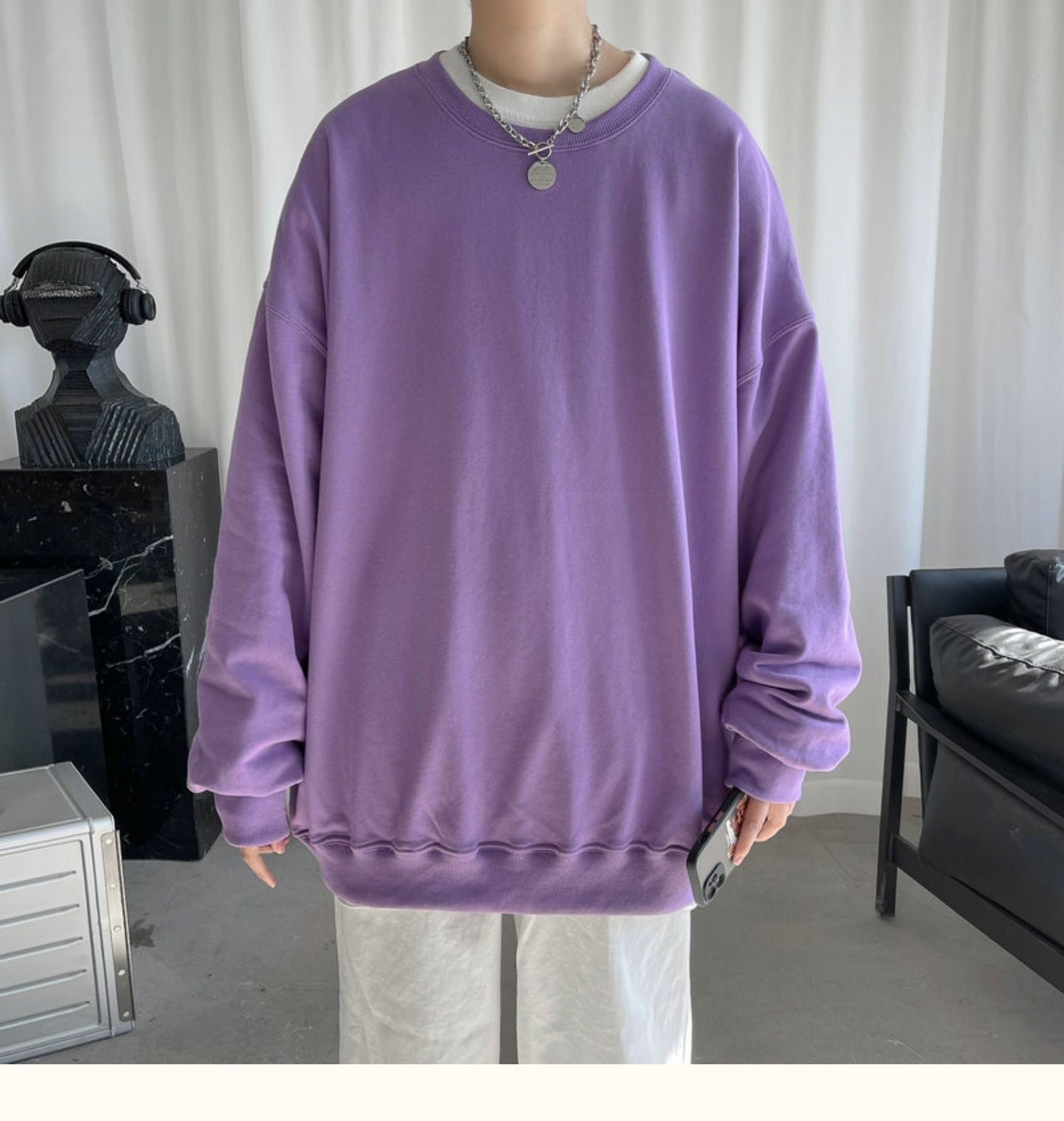 Oversized Long Sleeve Pullover