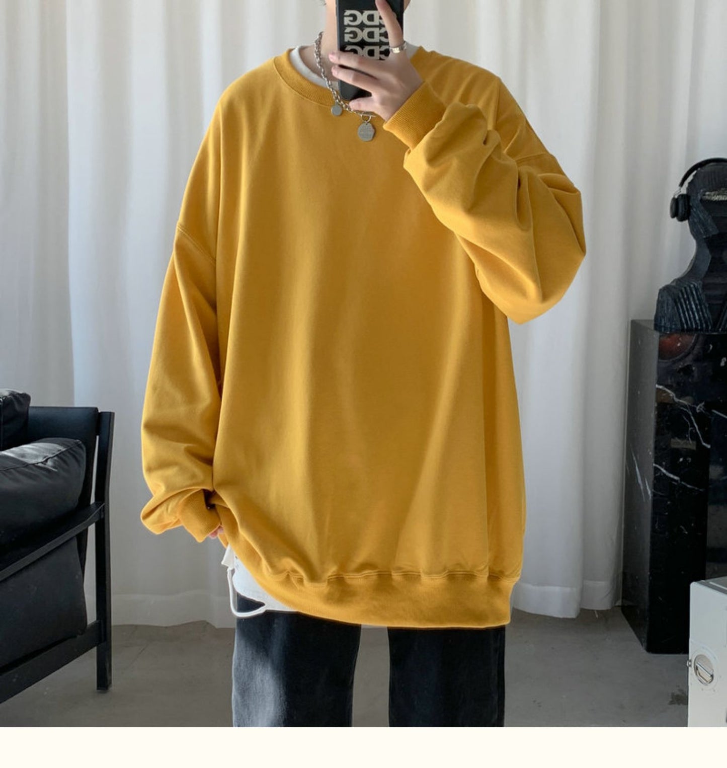 Oversized Long Sleeve Pullover