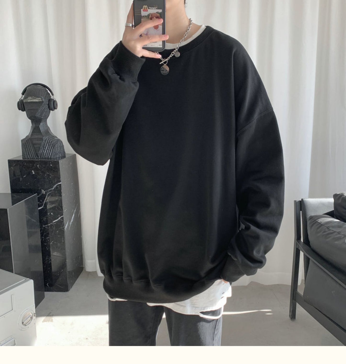 Oversized Long Sleeve Pullover