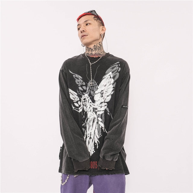 LSDBOYZ ANGEL LONG SLEEVE SHIRT