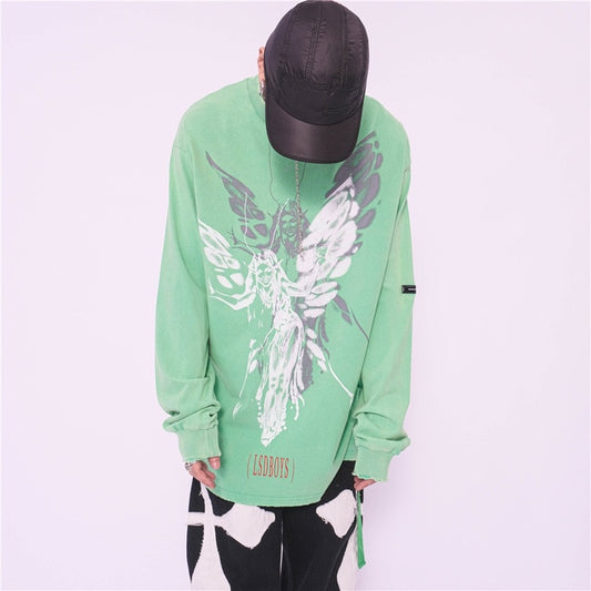 LSDBOYZ ANGEL LONG SLEEVE SHIRT