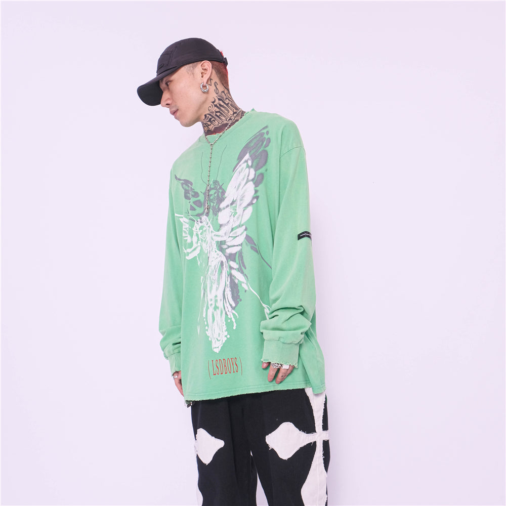 LSDBOYZ ANGEL LONG SLEEVE SHIRT