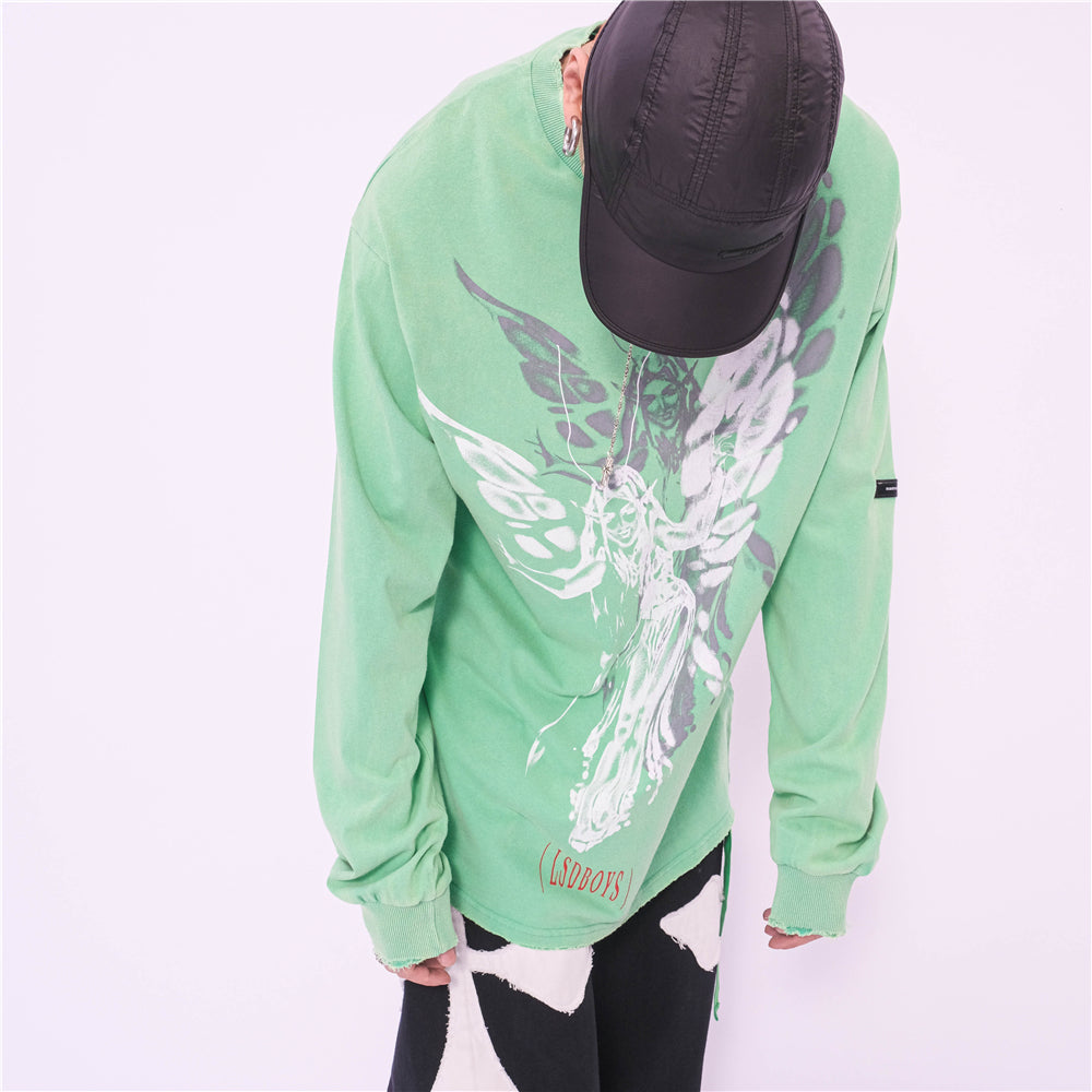 LSDBOYZ ANGEL LONG SLEEVE SHIRT