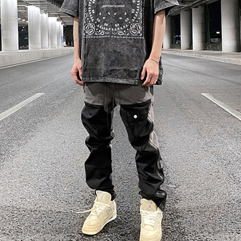 Cloudy Colorblock Cargo Pants