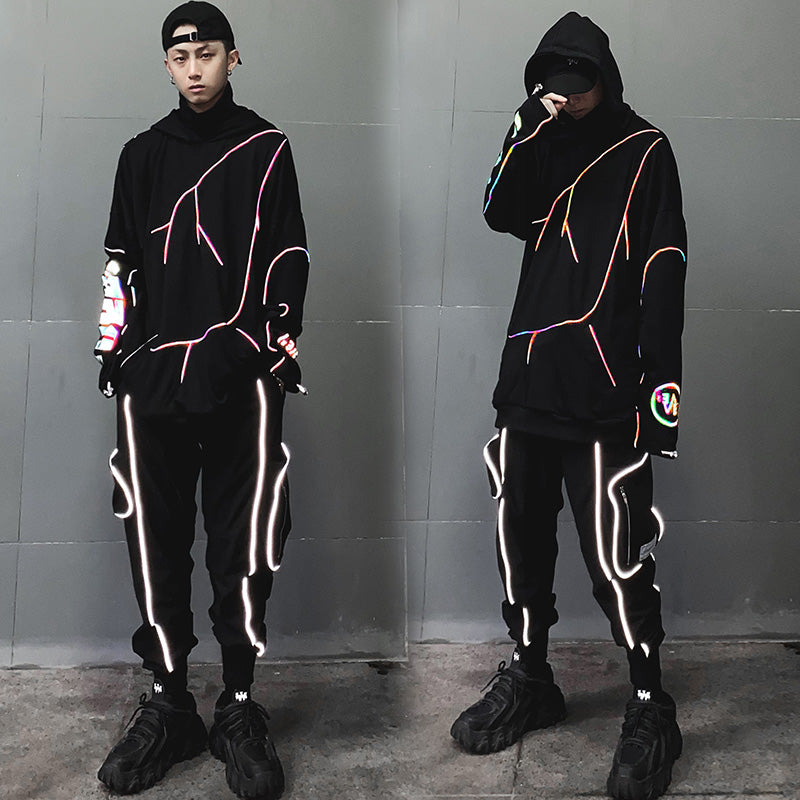 PWR UP REFLECTIVE TRACK PANTS