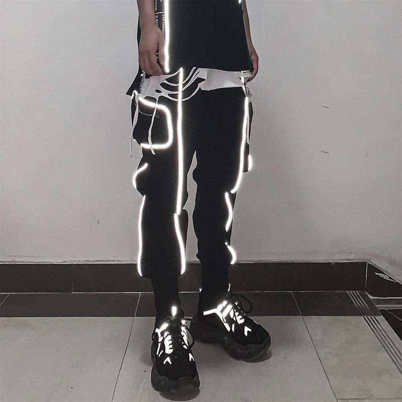 PWR UP REFLECTIVE TRACK PANTS