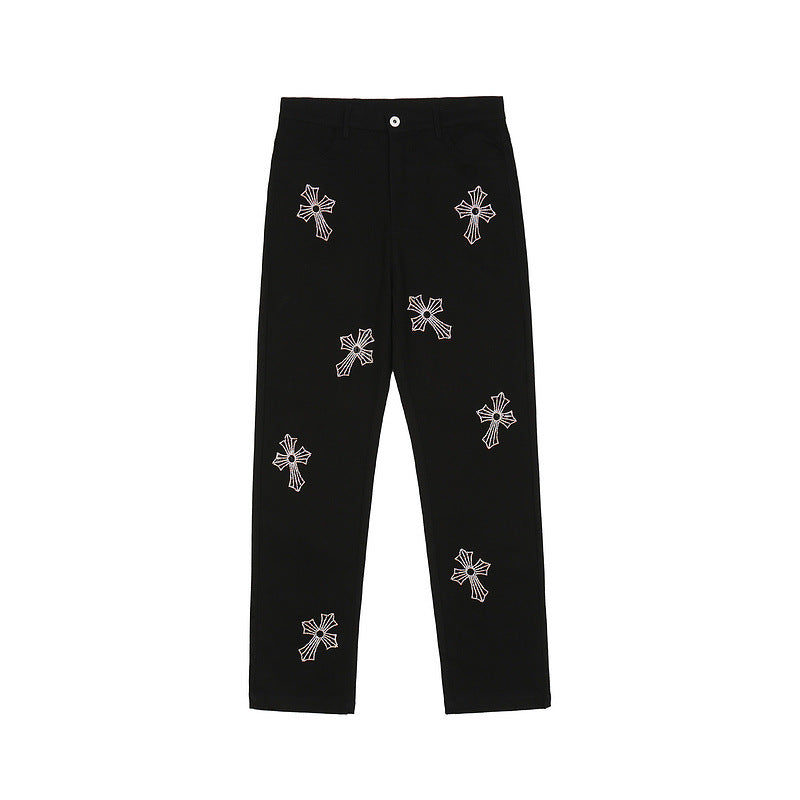 Crosses Black Denim Pants