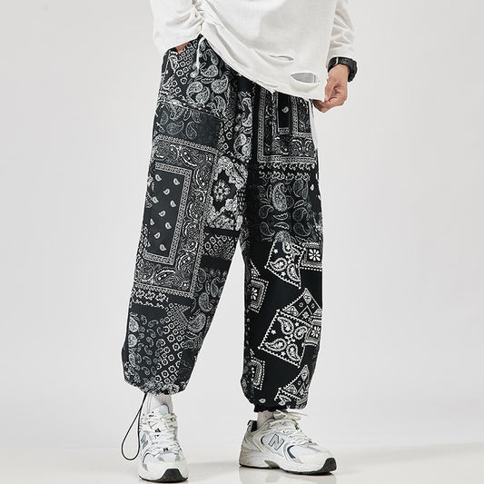 Bandana Print Joggers