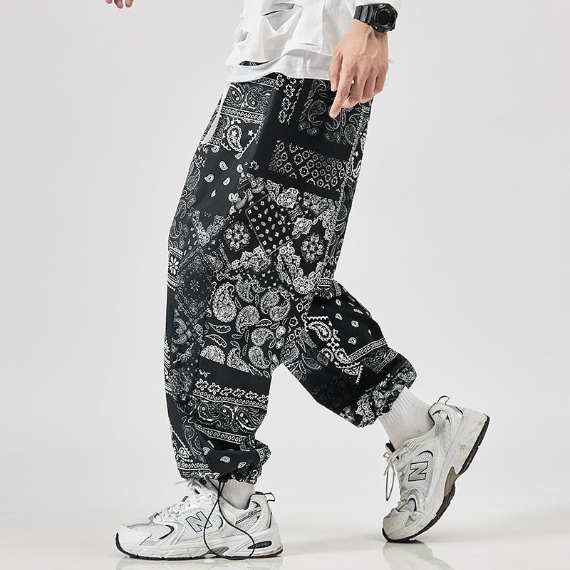 Bandana Print Joggers