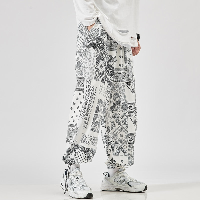 Bandana Print Joggers