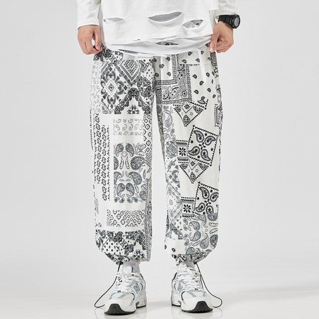 Bandana Print Joggers