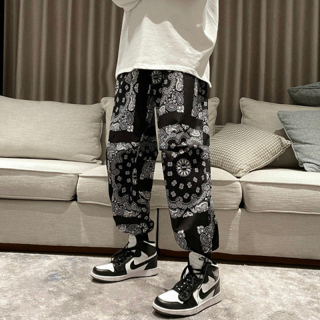 Bandana Print Joggers