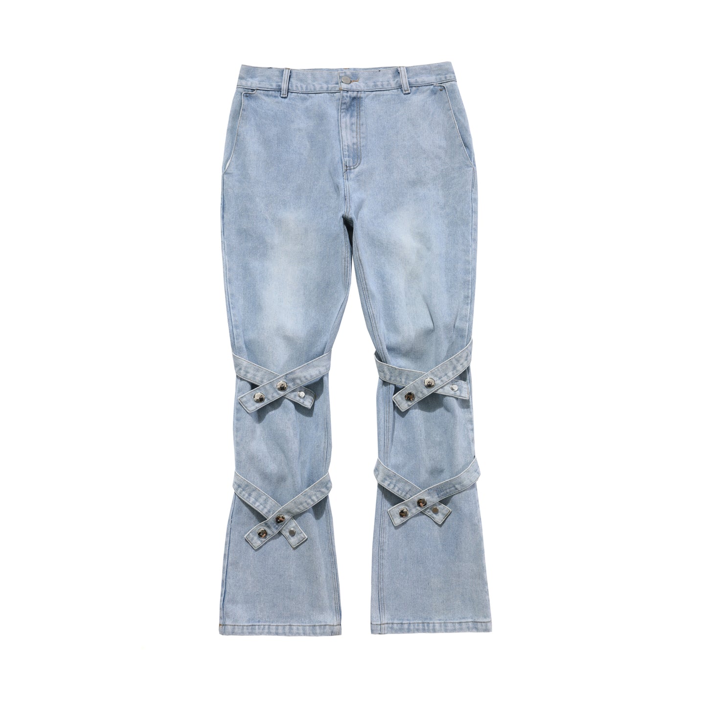 Criss Cross Denim Pants