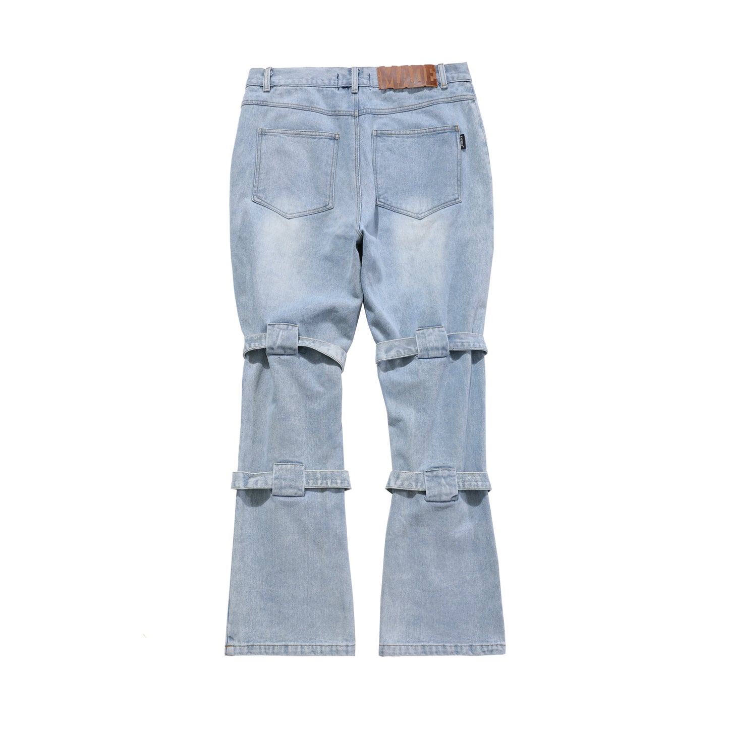 Criss Cross Denim Pants