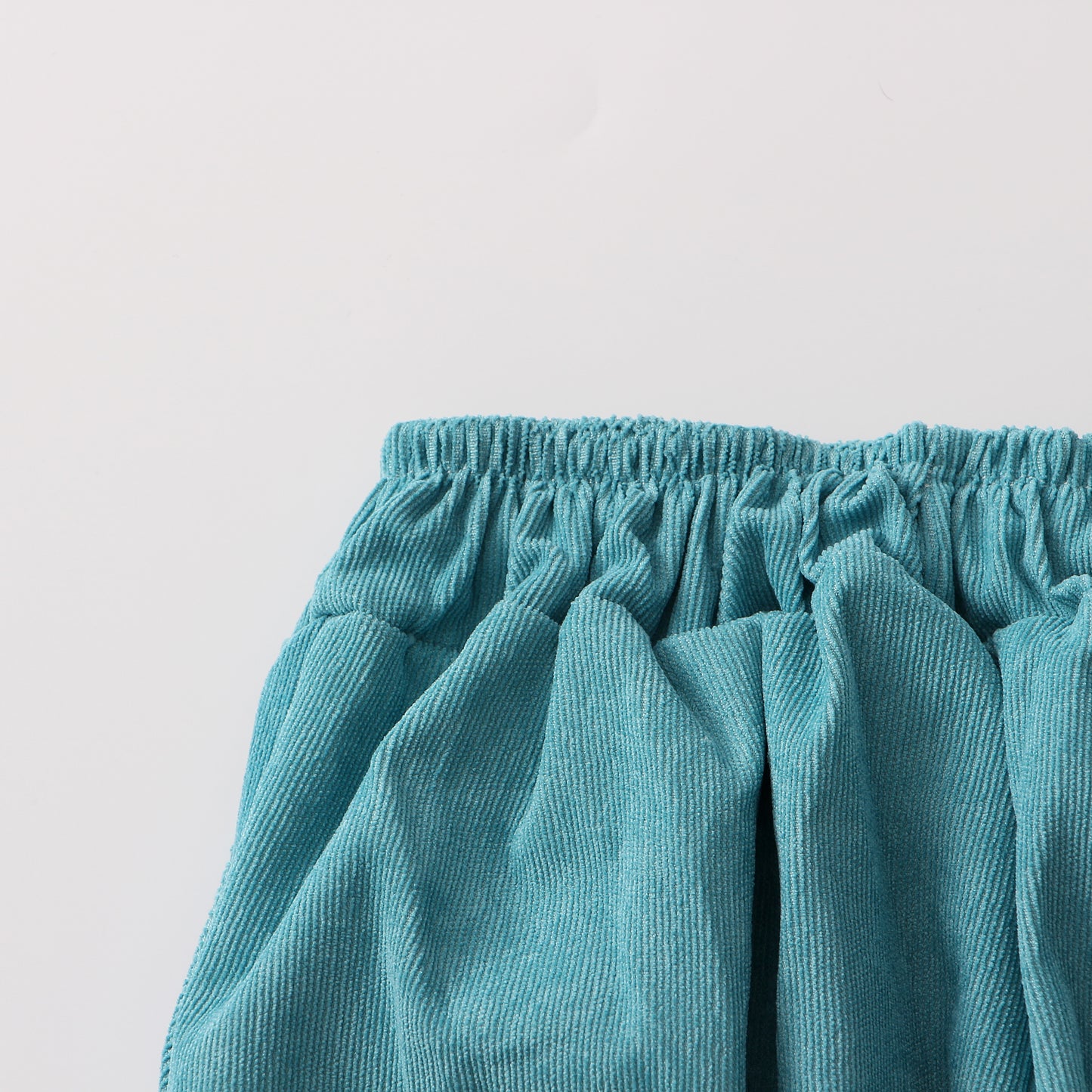 BLUE OVERSIZED CORDUROY PANTS