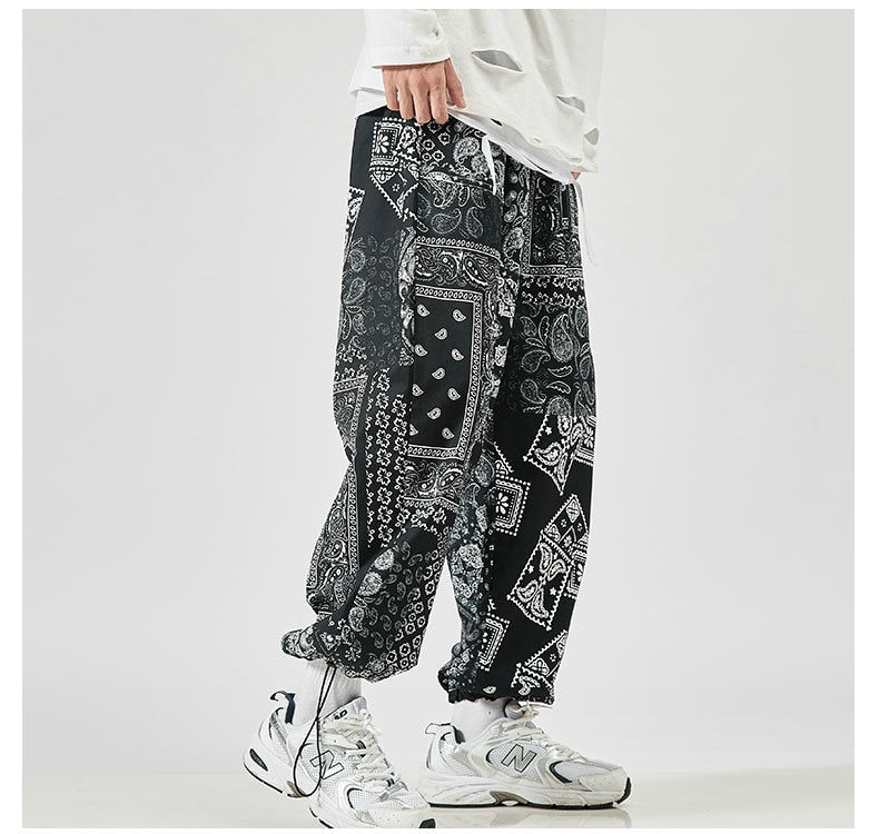 Bandana Print Joggers