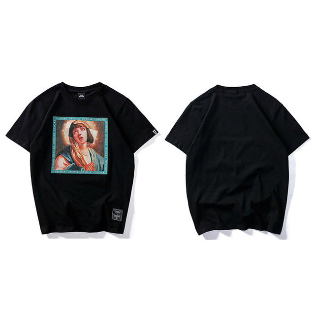 PRAYING VIRGIN MARY T-SHIRT - dacultureclothing