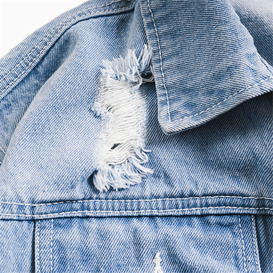 ANGRY DOG DENIM JACKET - dacultureclothing