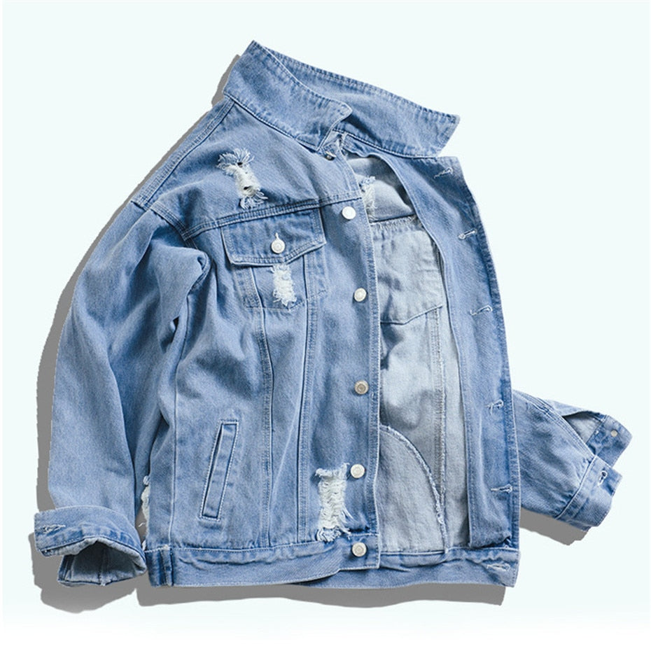 ANGRY DOG DENIM JACKET - dacultureclothing