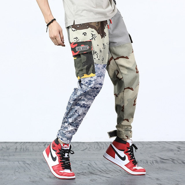 MIXED UP CAMO STREET JOGGER PANTS