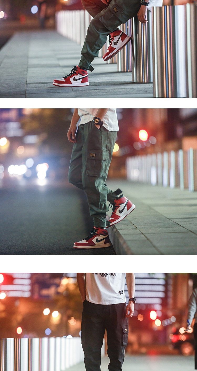 SIMPLE LOOSE CARGO PANTS - dacultureclothing