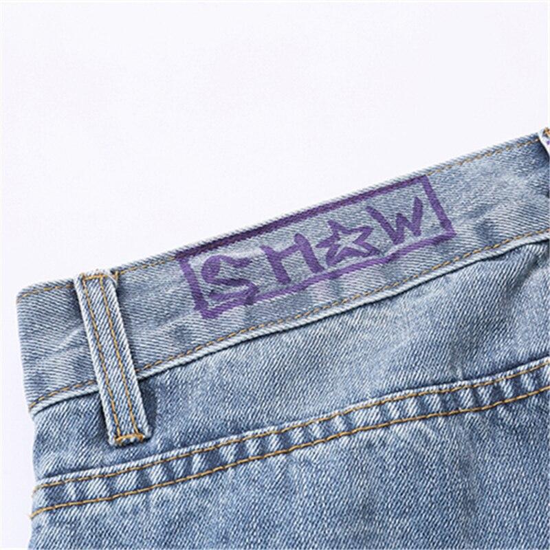 EXTINCTION DISTRESSED DENIM JEANS